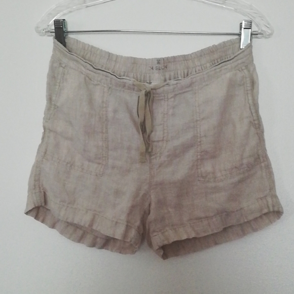Caslon Pants - Caslon 100% Linen Drawstring Waist Woven Shorts